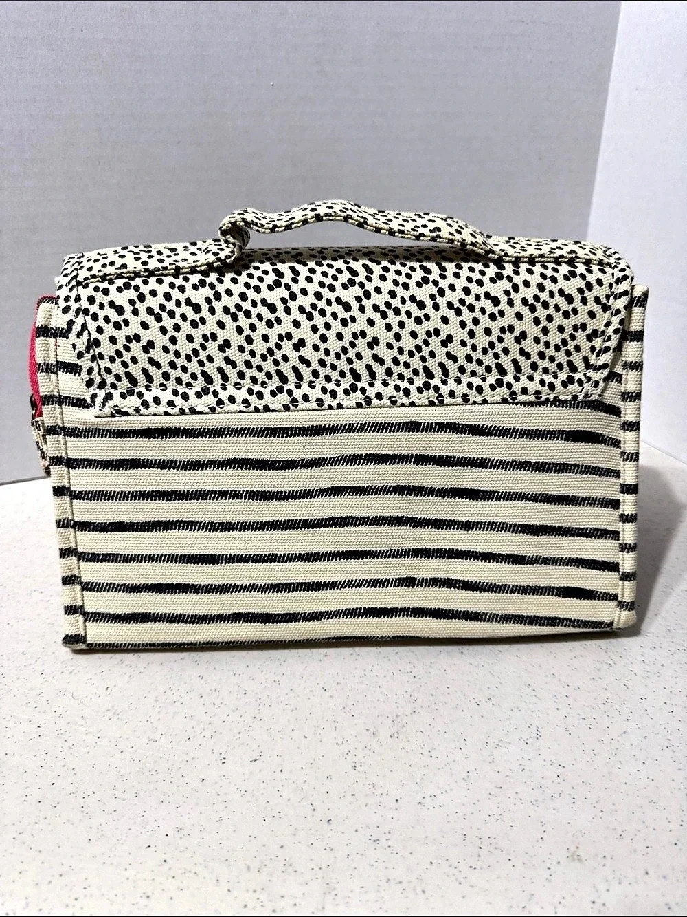 Primrose Hill Striped & Animal Print Cosmetic Bag